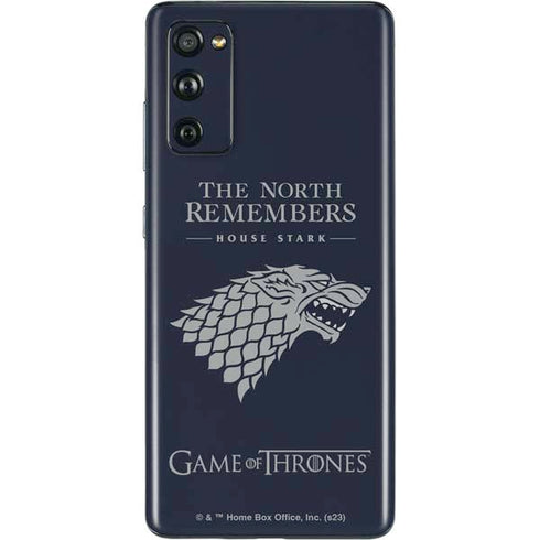 Game of Thrones: House Stark The North Remembers Galaxy S20 Fan Edition Skin